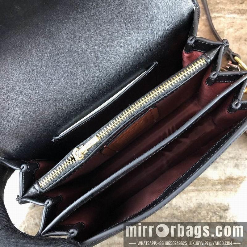 Replica Coach Bags TT61259 black skin of Brown glue