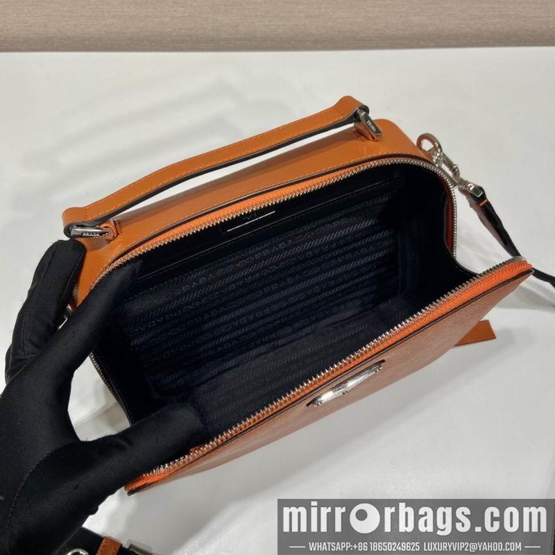 Replica Prada Bags Brique Saffiano 2VH069 22x16x6cm ap