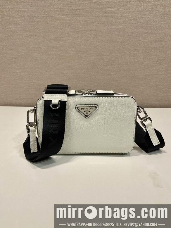 Replica Prada Bags Prada Brique 2VH173十字纹 19x11.5x3.5cm AP