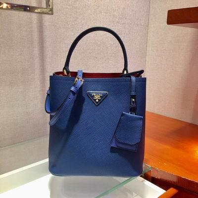 Replica Prada Bags Panier Saffiano 1BA212 22x23x13cm ap 12