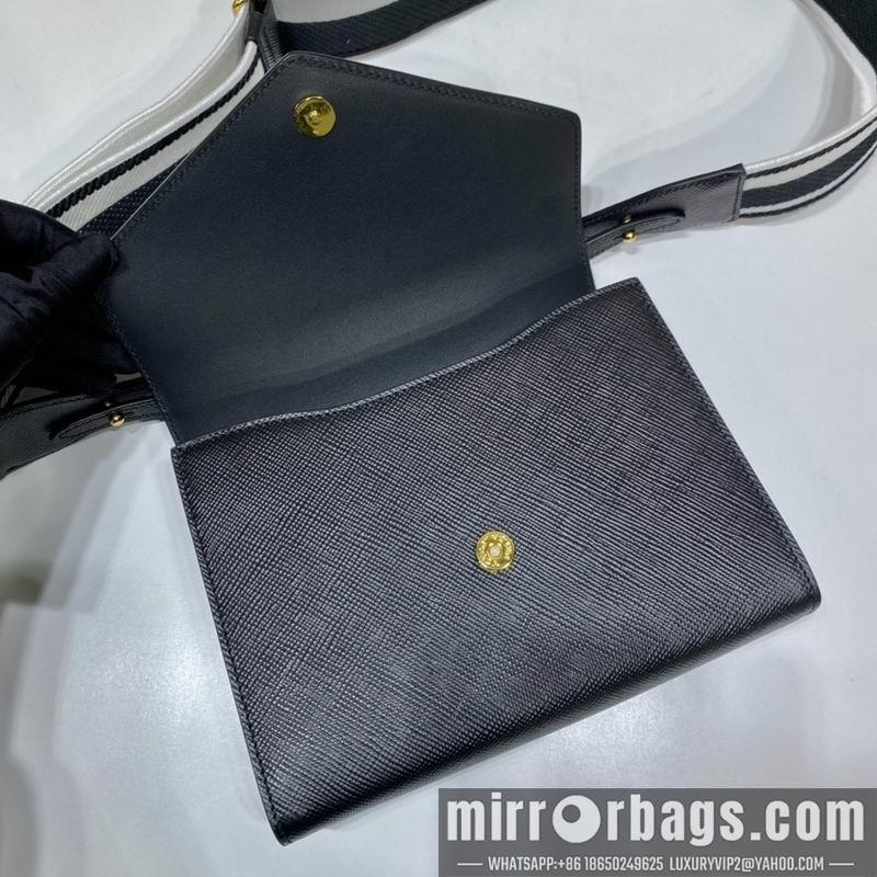 Replica Prada Bags Saffiano Monochrome 1BD317 21x14x6 ap 15