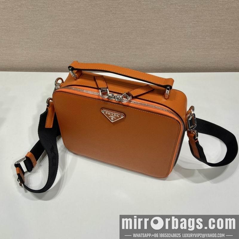 Replica Prada Bags Brique Saffiano 2VH069 22x16x6cm ap