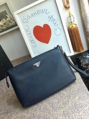 Replica Prada Bags 0050 29x18cm ap Black Navy 20