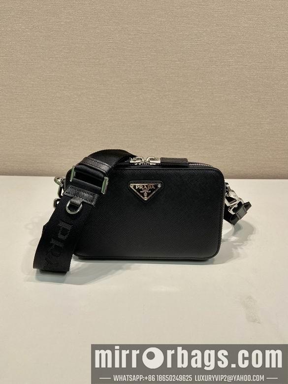 Replica Prada Bags Prada Brique 2VH173十字纹 19x11.5x3.5cm AP