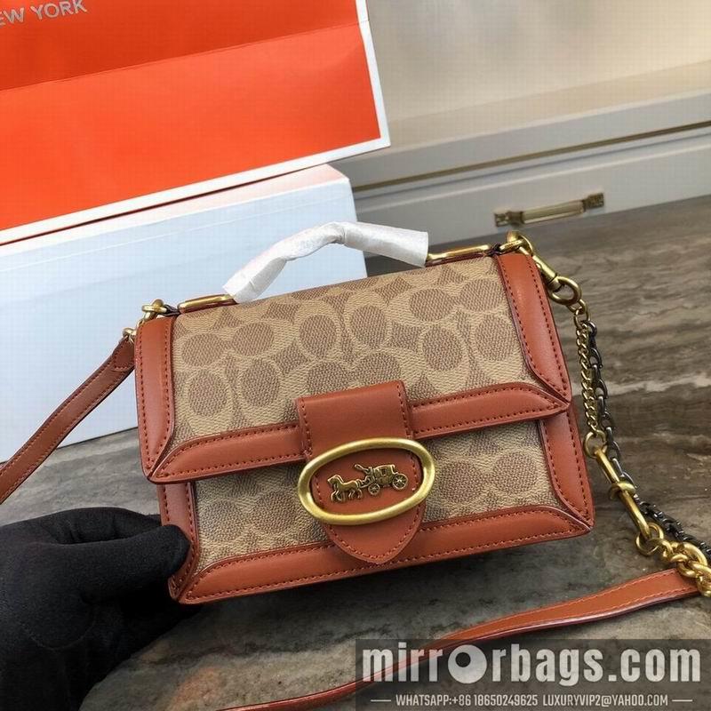 Replica Coach Bags TT61259 brown skin