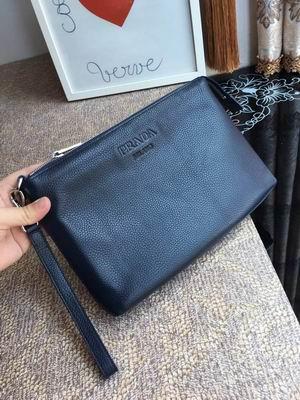 Replica Prada Bags 0050 29x18cm ap Black Navy 20