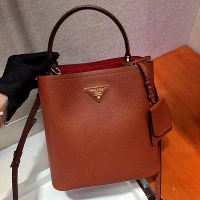 Replica Prada Bags Panier Saffiano 1BA212 22x23x13cm ap 12
