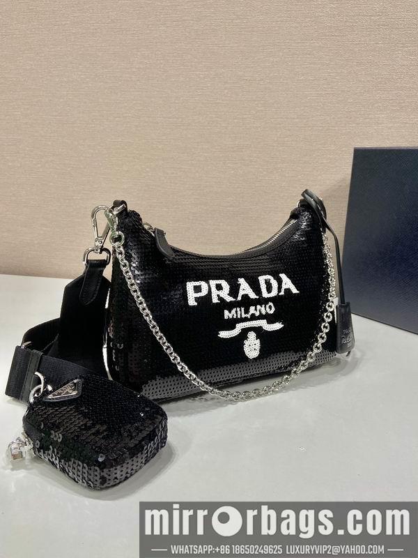Replica Prada Bags Prada 1BH204刺绣23x11.8x6cm AP