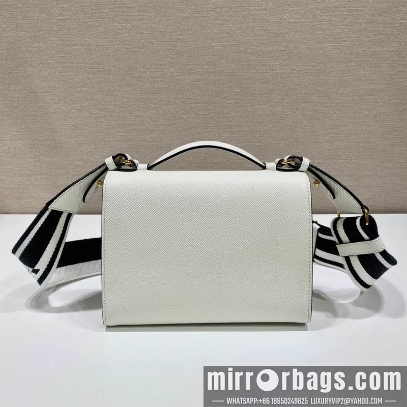 Replica Prada Bags Saffiano Monochrome 1BD317 21x14x6 ap 15