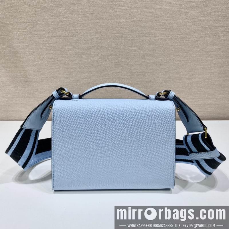 Replica Prada Bags Saffiano Monochrome 1BD317 21x14x6 ap 15