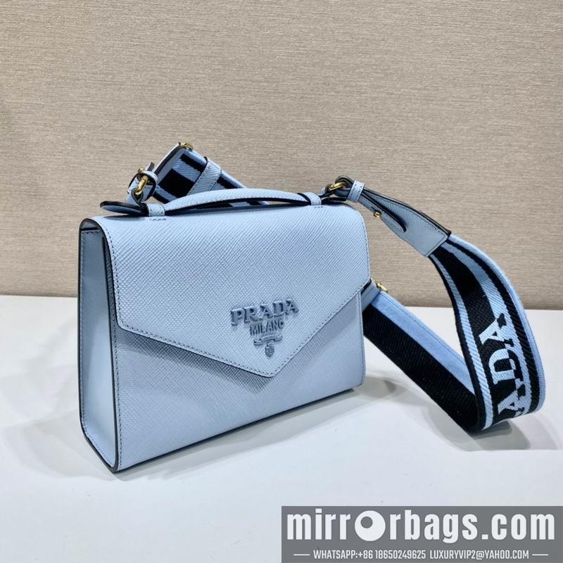 Replica Prada Bags Saffiano Monochrome 1BD317 21x14x6 ap 15
