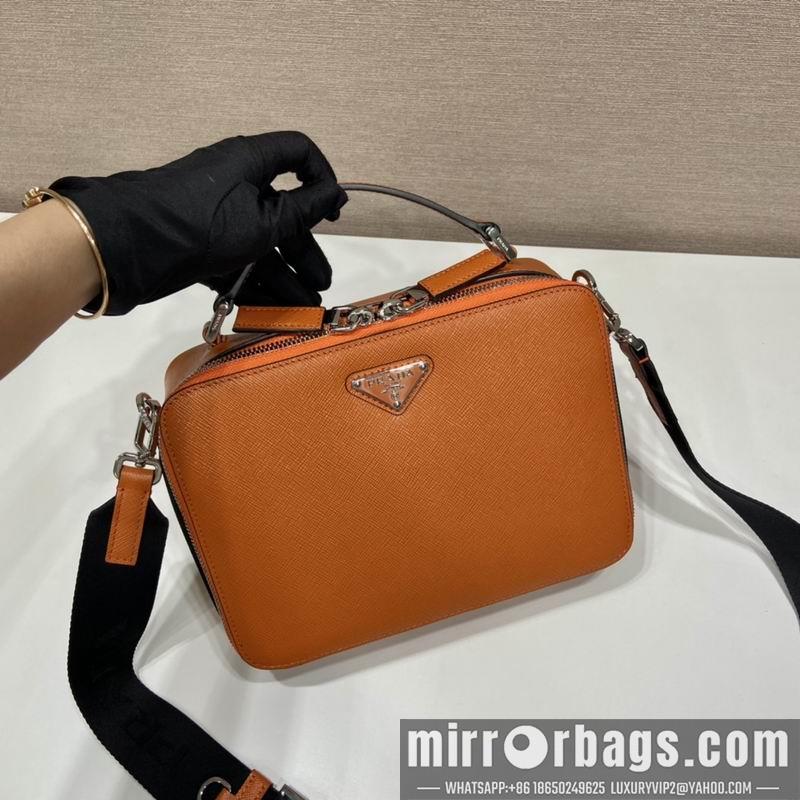 Replica Prada Bags Brique Saffiano 2VH069 22x16x6cm ap