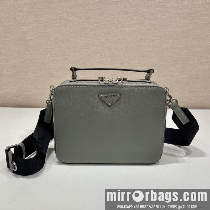 Replica Prada Bags Brique Saffiano 2VH069 22x16x6cm ap