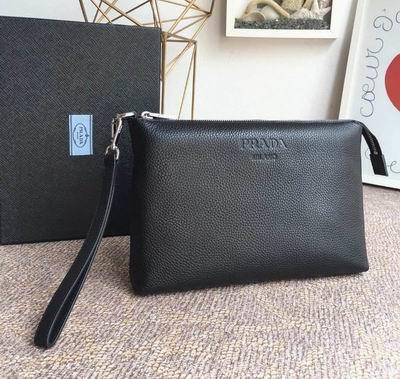 Replica Prada Bags 0050 29x18cm ap Black Navy 20