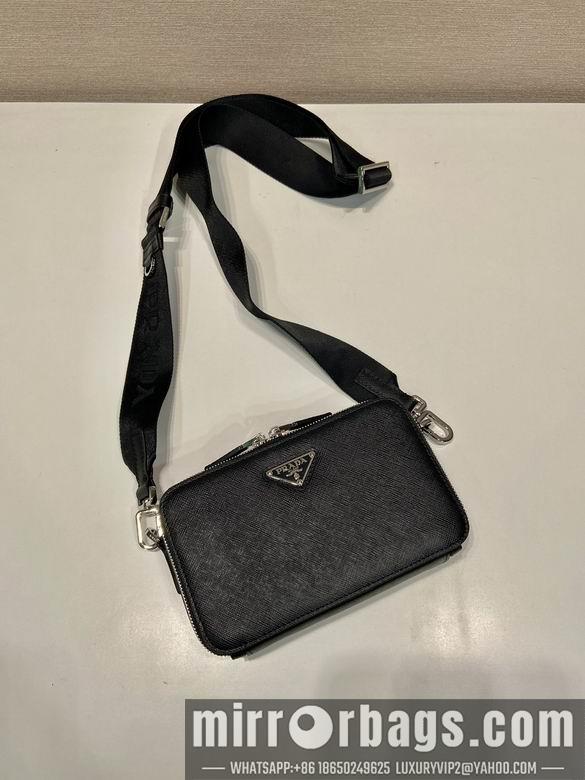Replica Prada Bags Prada Brique 2VH173十字纹 19x11.5x3.5cm AP