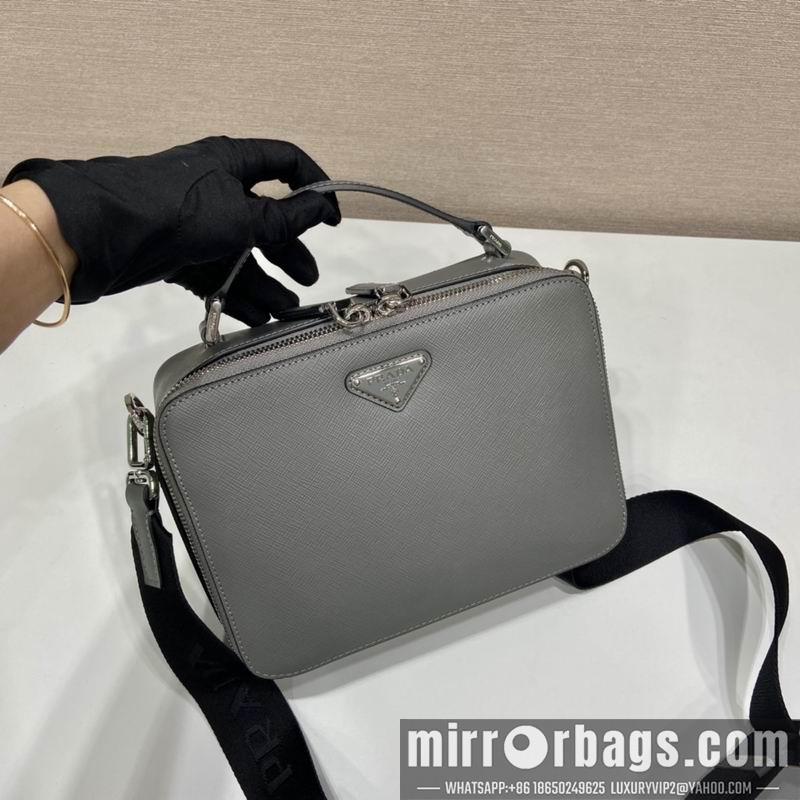 Replica Prada Bags Brique Saffiano 2VH069 22x16x6cm ap