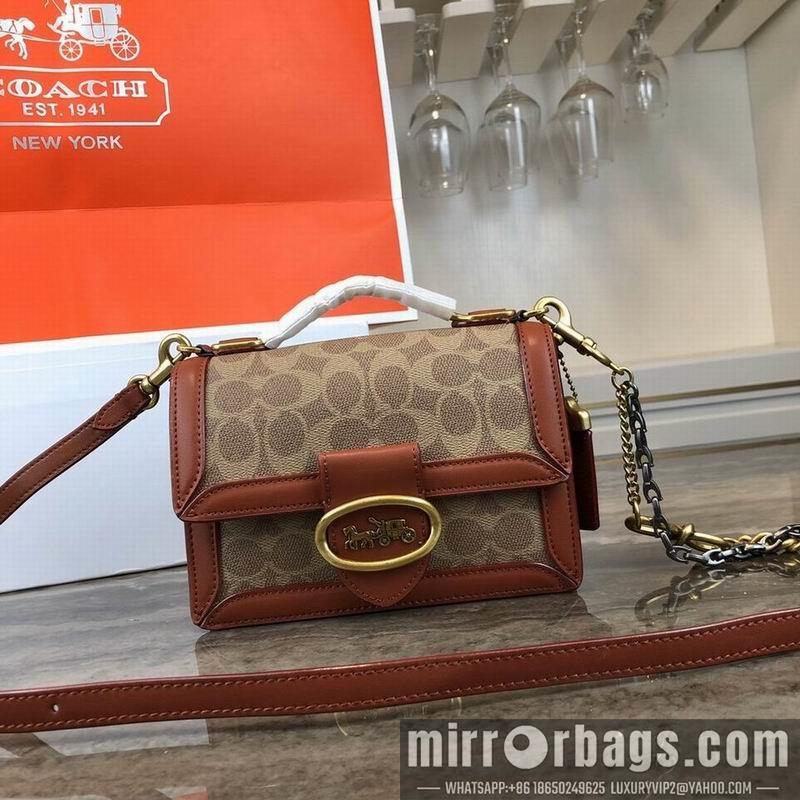 Replica Coach Bags TT61259 brown skin