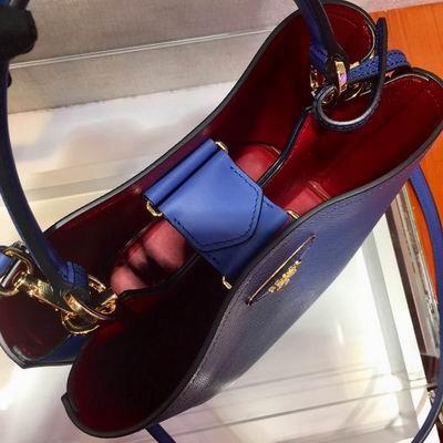 Replica Prada Bags Panier Saffiano 1BA212 22x23x13cm ap 12