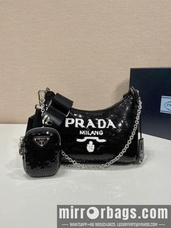 Replica Prada Bags Prada 1BH204刺绣23x11.8x6cm AP