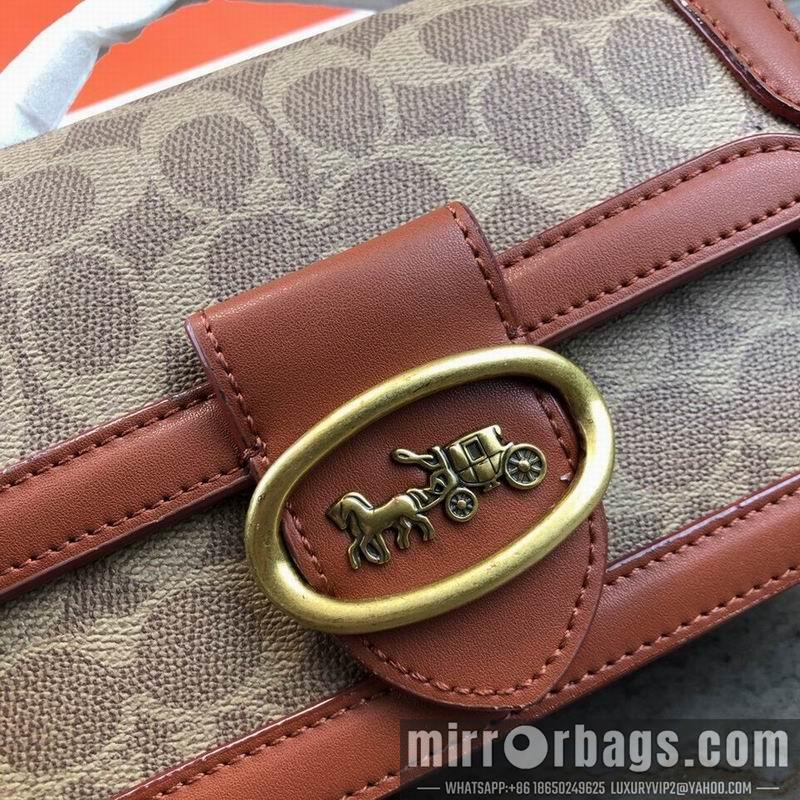 Replica Coach Bags TT61259 brown skin