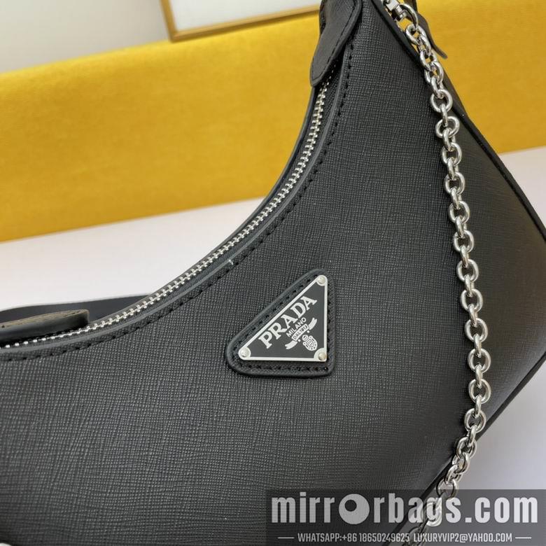 Replica Prada Bags WW1BH204黑 18X22X6.5
