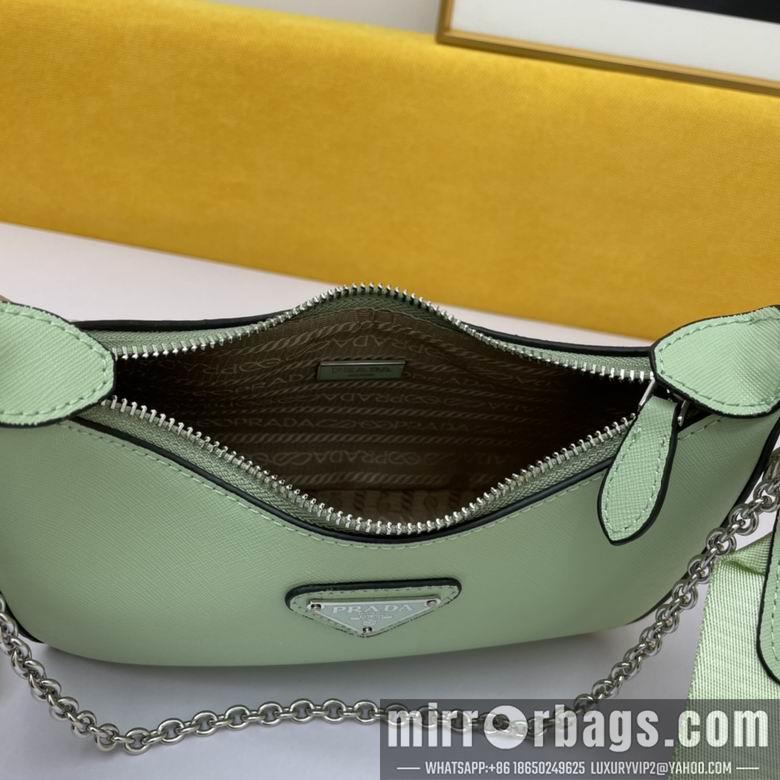 Replica Prada Bags WW1BH204绿 18X22X6.5