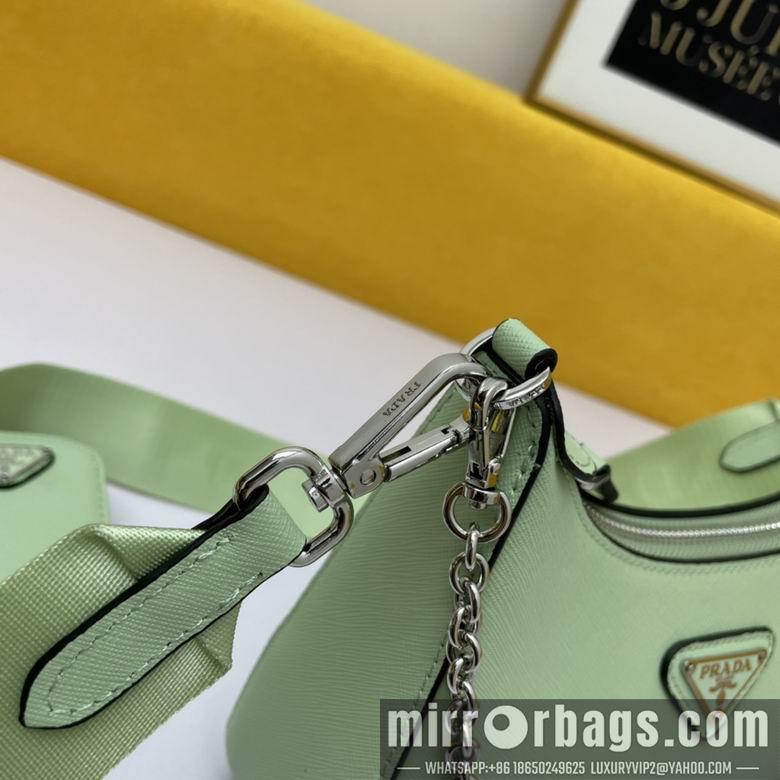 Replica Prada Bags WW1BH204绿 18X22X6.5