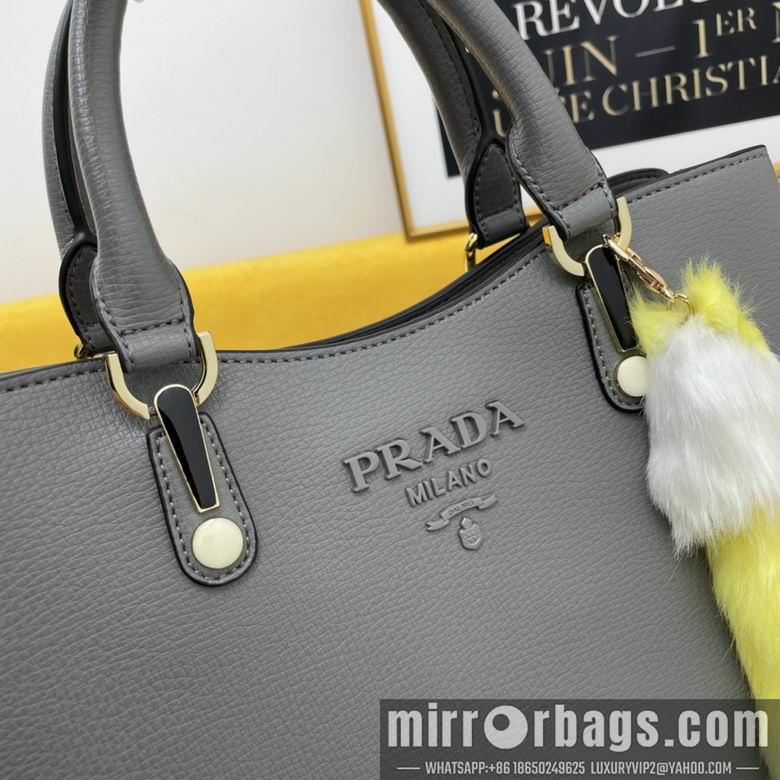 Replica Prada Bags WW5002灰 30X22X13
