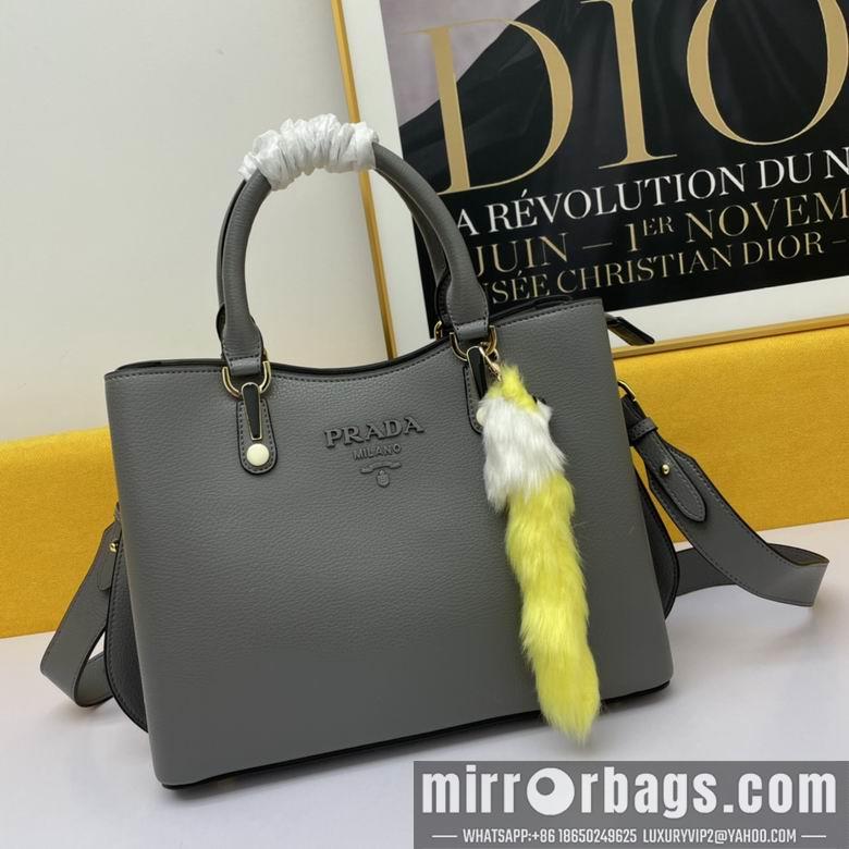 Replica Prada Bags WW5002灰 30X22X13