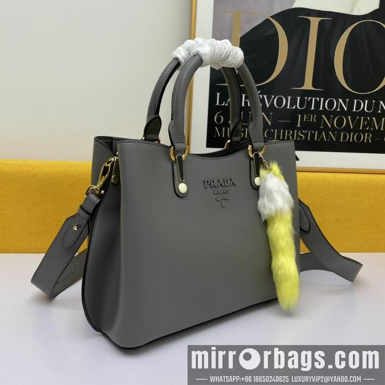 Replica Prada Bags WW5002灰 30X22X13