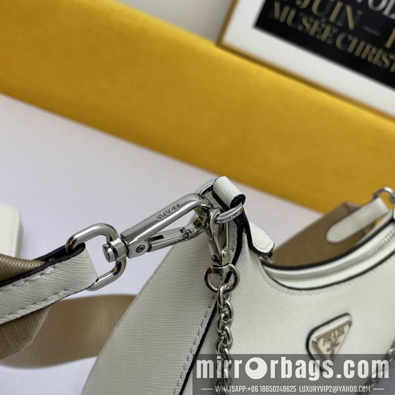 Replica Prada Bags WW1BH204白 18X22X6.5