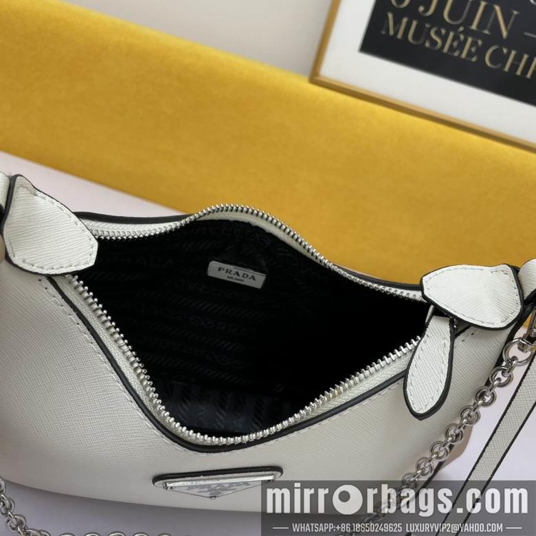 Replica Prada Bags WW1BH204白 18X22X6.5