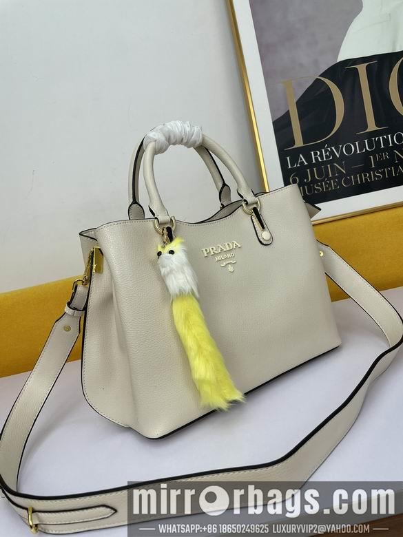 Replica Prada Bags WW5002白 30X22X13