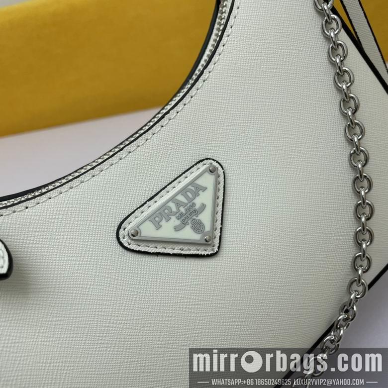 Replica Prada Bags WW1BH204白 18X22X6.5