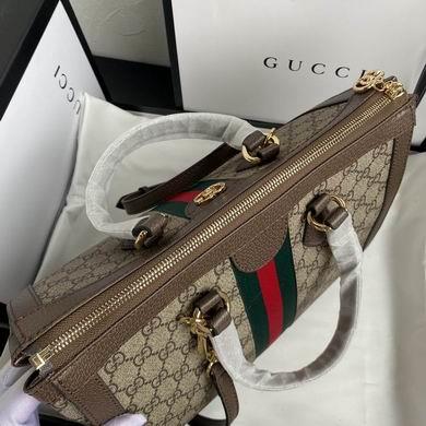 Replica Gucci Bags 1:1 WD524537啡色 33X24.5X17.5