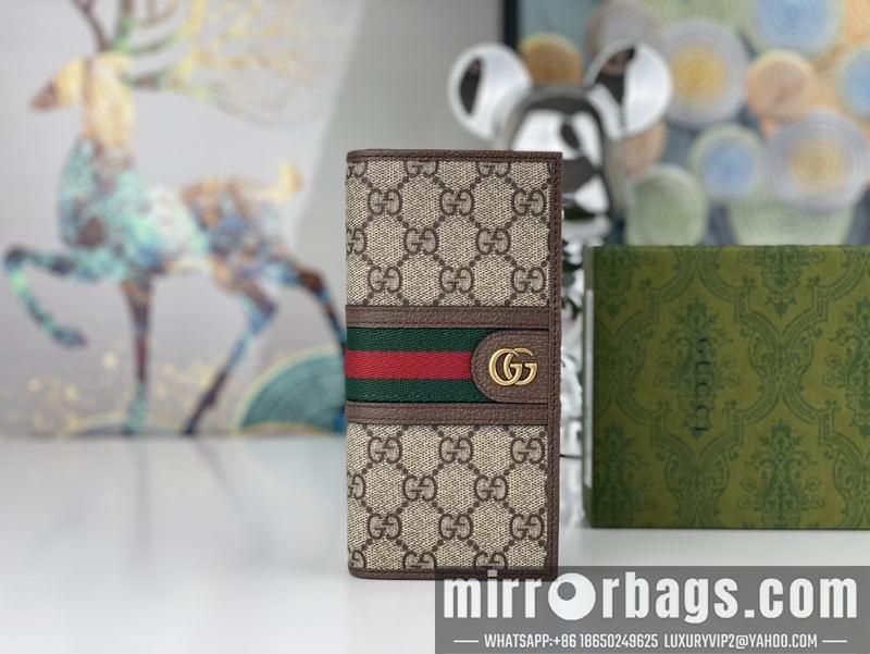 Replica Gucci Bags 1:1 GG 672987咖色 9x17.5cm zy