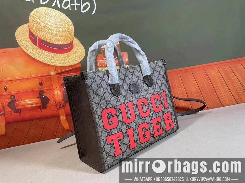 Replica Gucci Bags 1:1 WD659983啡丝印 31X26.5X14