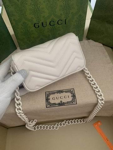 Replica Gucci Bags 1:1 Gucci Marmont 699757 16.5x10.2x5.1cm ww4色