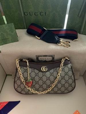 Replica Gucci Bags 1:1 GG 735132啡色 25x15.5x6cm ww