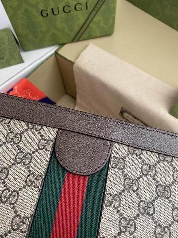 Replica Gucci Bags 1:1 Gucci 503877啡pvc 26x17x8cm ww