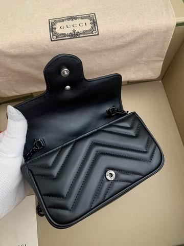 Replica Gucci Bags 1:1 Gucci Marmont 699757 16.5x10.2x5.1cm ww4色
