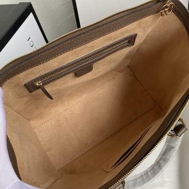 Replica Gucci Bags 1:1 WD524537啡色 33X24.5X17.5