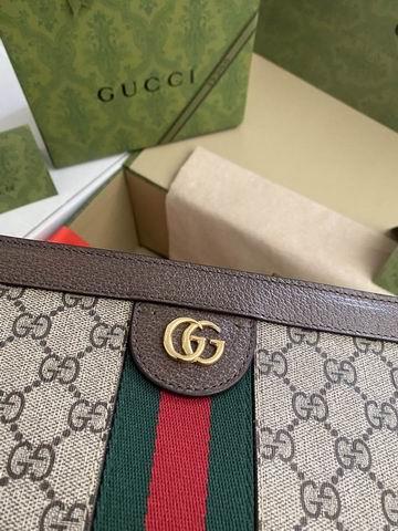 Replica Gucci Bags 1:1 Gucci 503877啡pvc 26x17x8cm ww