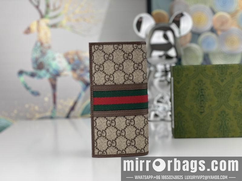 Replica Gucci Bags 1:1 GG 672987咖色 9x17.5cm zy