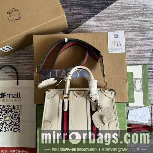 Replica Gucci Bags 1:1 Gucci 715772白皮27x18x14cm CN