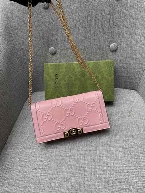 Replica Gucci Bags 1:1 WL676155粉 19X10X4