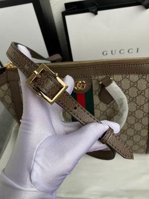 Replica Gucci Bags 1:1 WD524537啡色 33X24.5X17.5