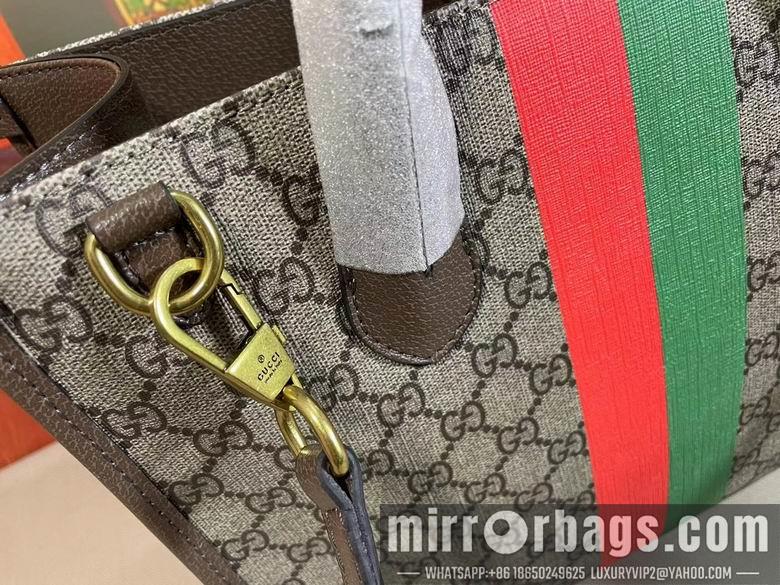 Replica Gucci Bags 1:1 WD659983啡丝印 31X26.5X14