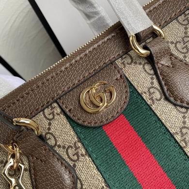 Replica Gucci Bags 1:1 WD524537啡色 33X24.5X17.5