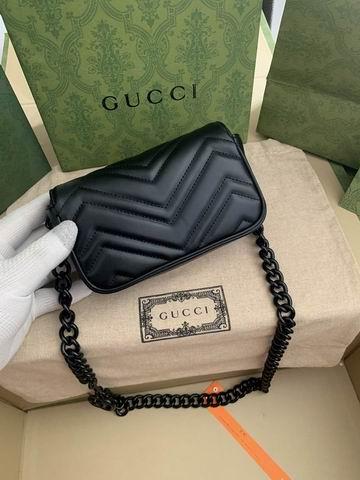 Replica Gucci Bags 1:1 Gucci Marmont 699757 16.5x10.2x5.1cm ww4色